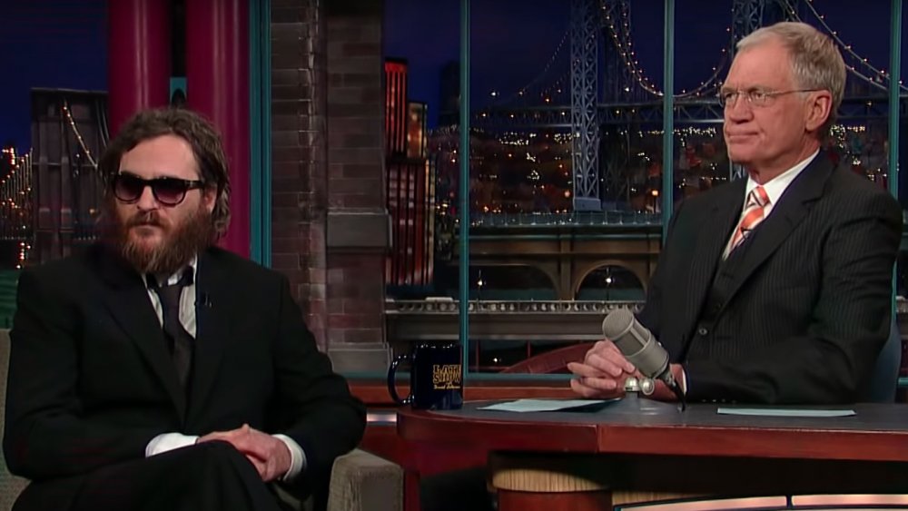 Joaquin Phoenix sur David Letterman