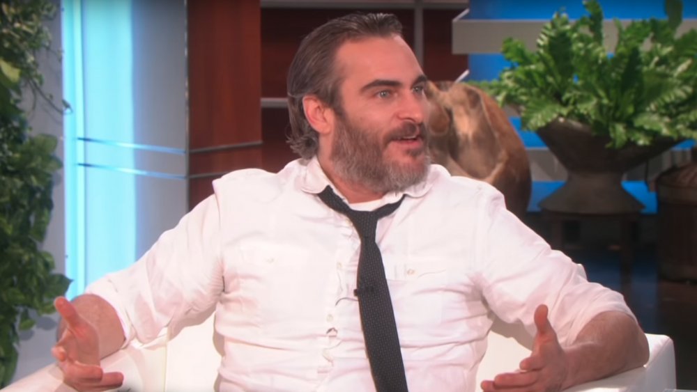 Joaquin Phoenix avec Ellen DeGeneres