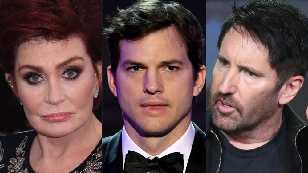 Ashton Kutcher, Sharon Osbourne et Trent Reznor de Nine Inch Nails