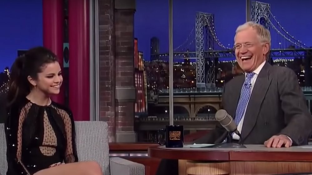 Selena Gomez, David Letterman