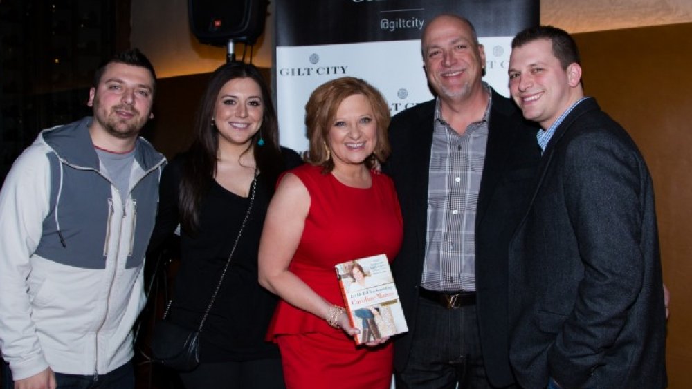 Caroline Manzo avec son mari Albert et ses enfants