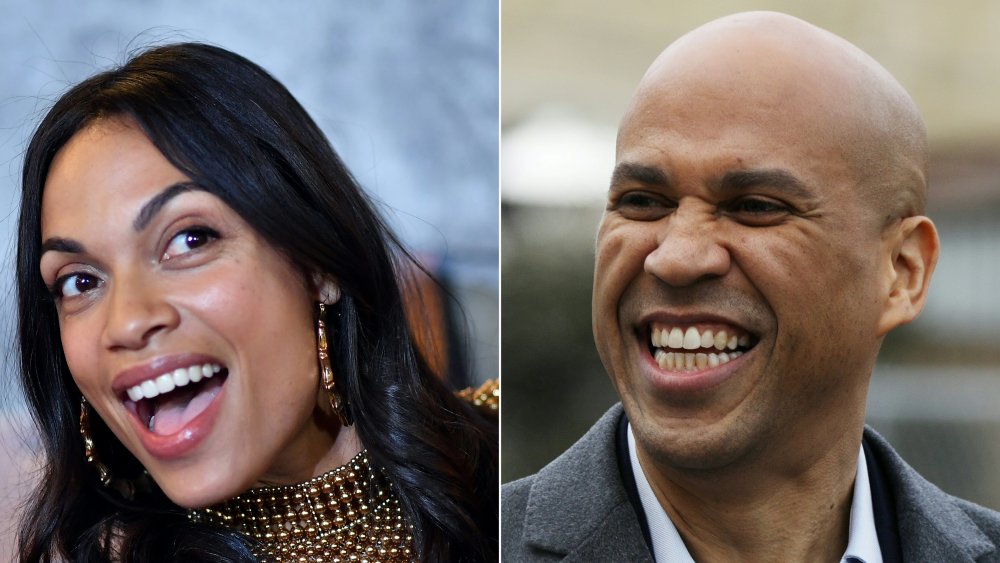 Rosario Dawson et Cory Booker