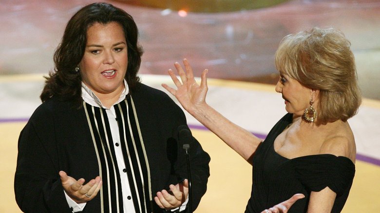 Rosie O'Donnell et Barbara Walters