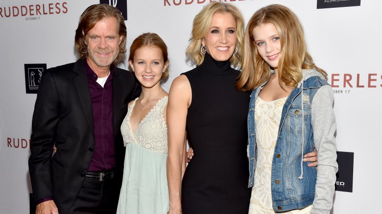 William H. Macy, Felicity Huffman, leurs filles