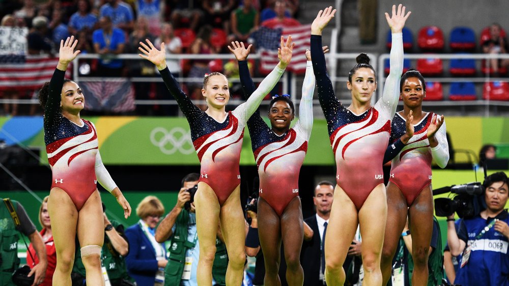 Lauren Hernandez, Madison Kocian, Simone Biles, Alexandra Raisman, Gabrielle Douglas