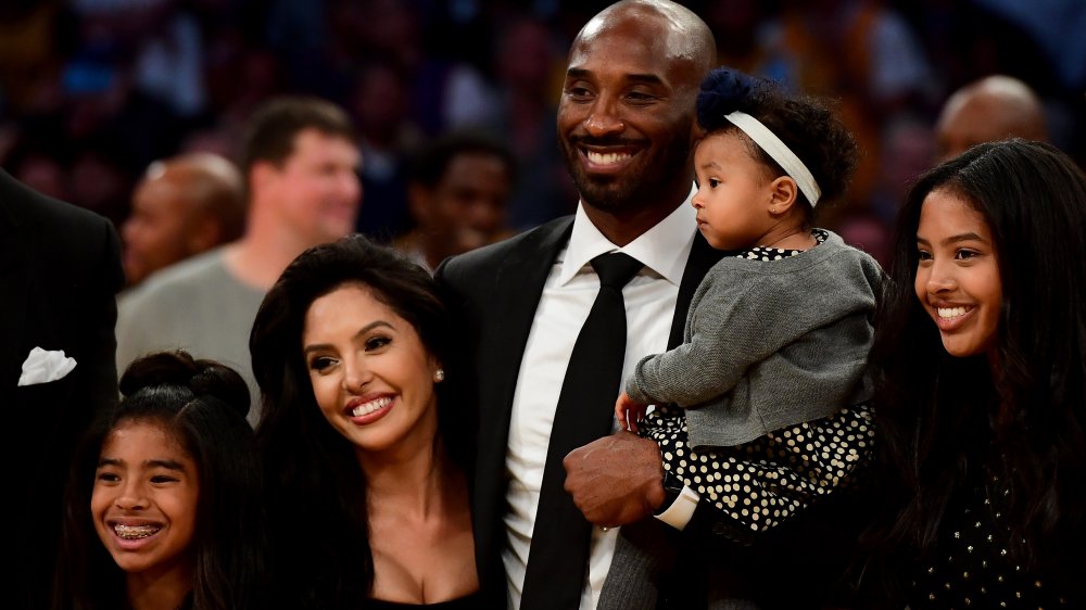 Kobe Bryant, sa femme, Vanessa et leurs filles