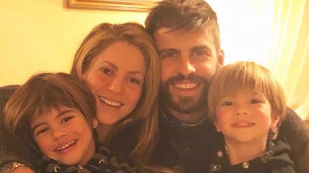 Shakira, Gerard Piqué et leurs deux enfants