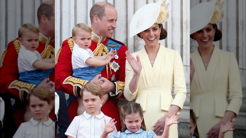 Prince Louis, Prince William, Prince George, Princesse Charlotte, Kate Middleton