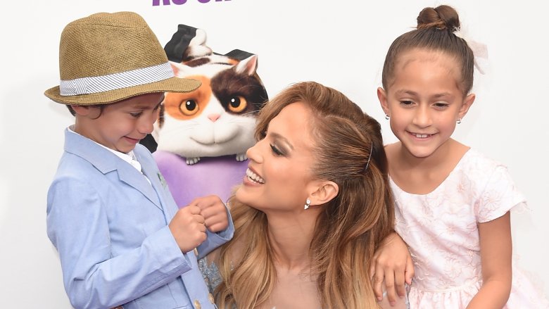 Maximilian David Muñiz, Jennifer Lopez, Emme Maribel Muñiz