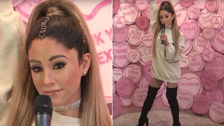 Figurine en cire d'Ariana Grande