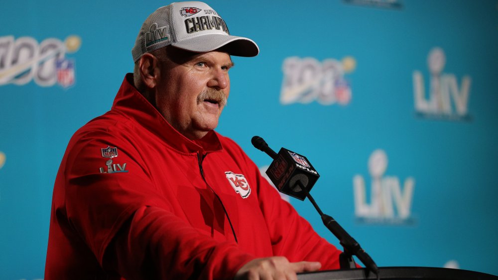 L'entraîneur des Kansas City Chiefs Andy Reid