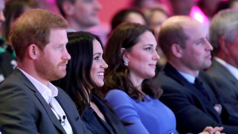 Le prince Harry, Meghan Markle, Kate Middleton, le prince William