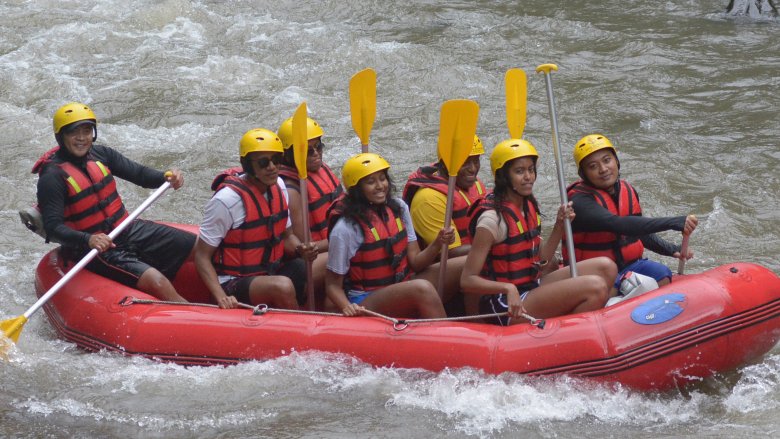 Le rafting en eau vive des Obamas