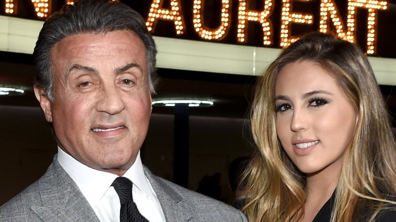 Sophia Stallone et Sylvester Stallone