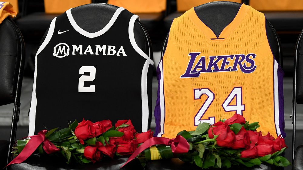 Chandails commémorant Gianna et Kobe Bryant