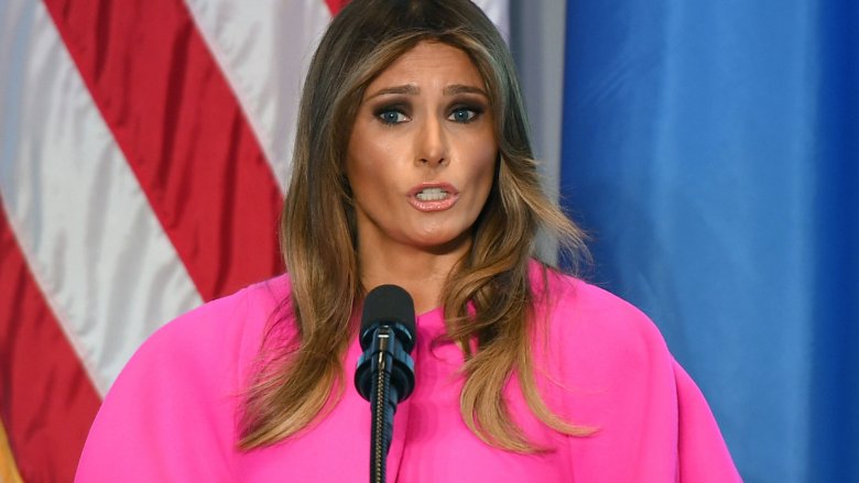 Melania Trump s'exprimant aux Nations Unies