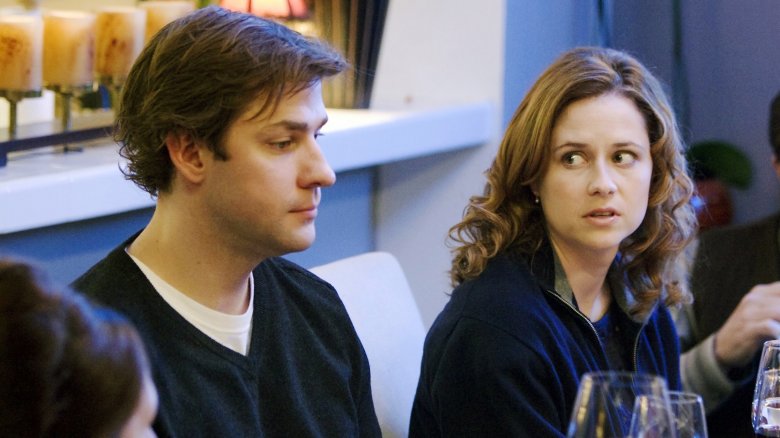 John Krasinski et Jenna Fischer au bureau