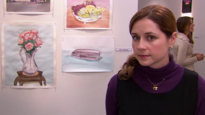 Jenna Fischer au bureau