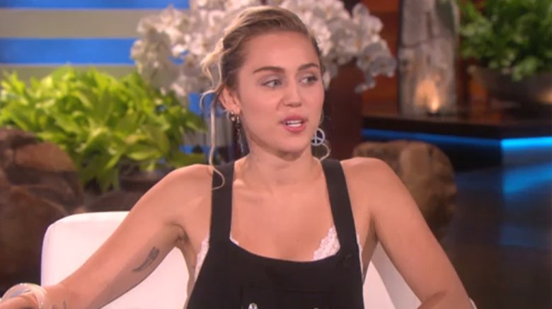 Miley Cyrus dans The Ellen Show