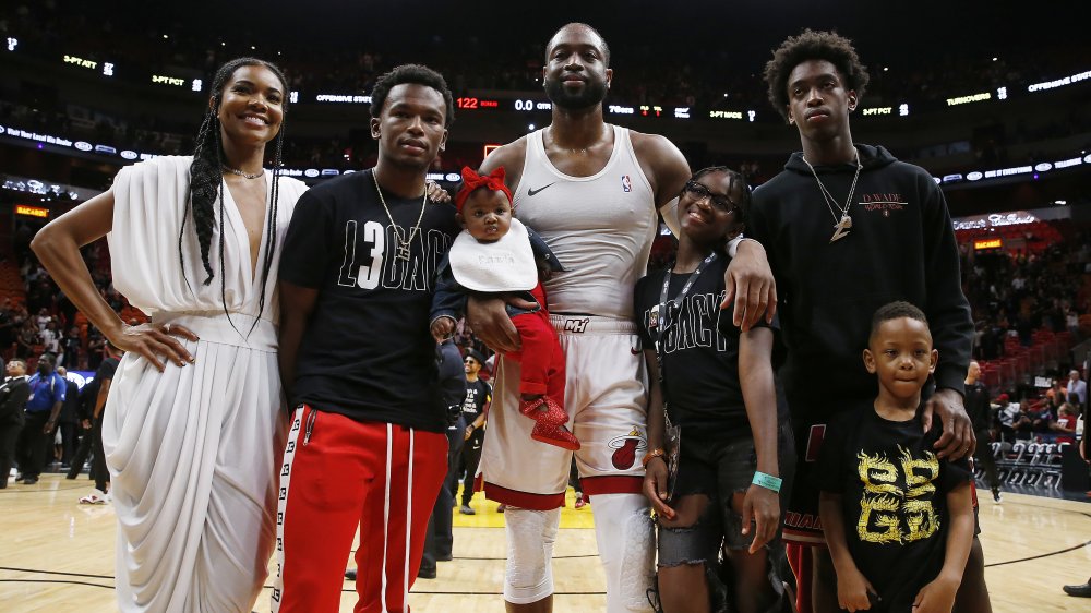 Gabrielle Union, Dwyane Wade et leur famille