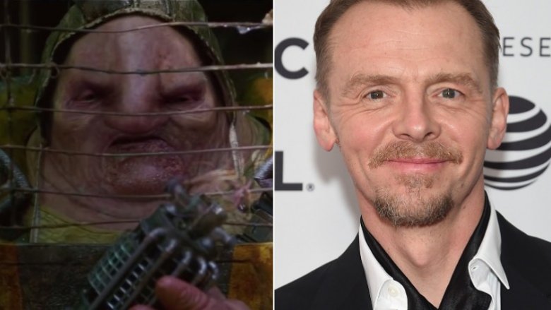 Simon Pegg comme Unkar Plutt dans Star Wars: The Force Awakens, Simon Pegg