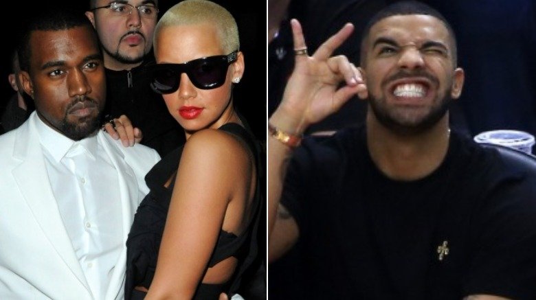 Kanye West, Amber Rose et Drake