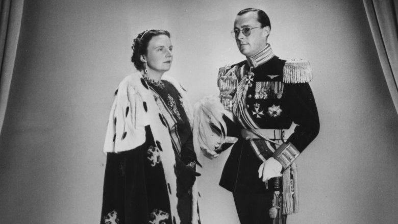 La reine Juliana des Pays-Bas et le prince Bernhard 