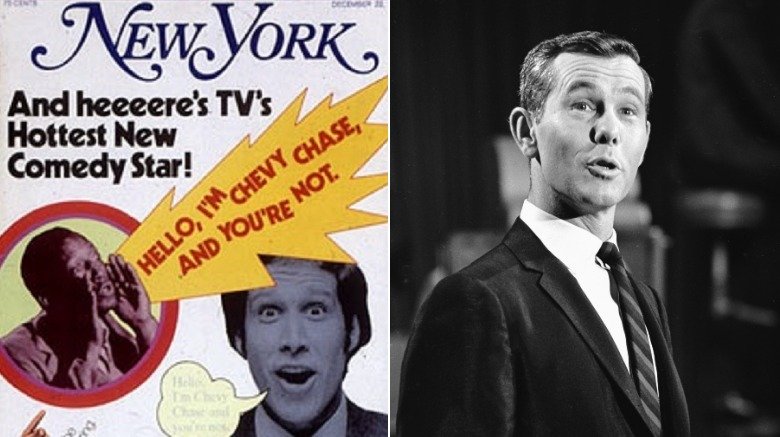 Couverture de Chevy Chase New York mag, Johnny Carson