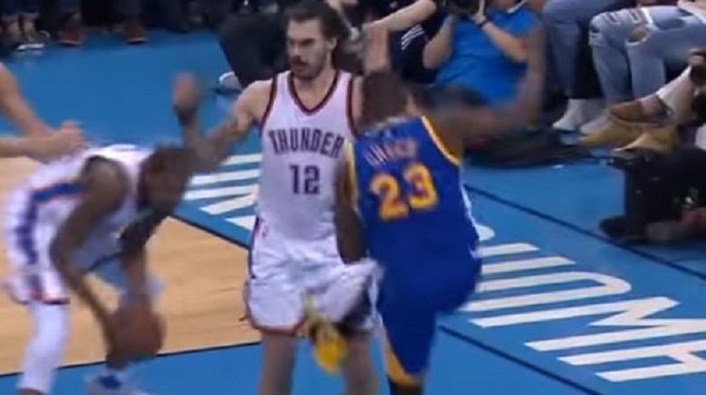 Steven Adams Draymond Green 