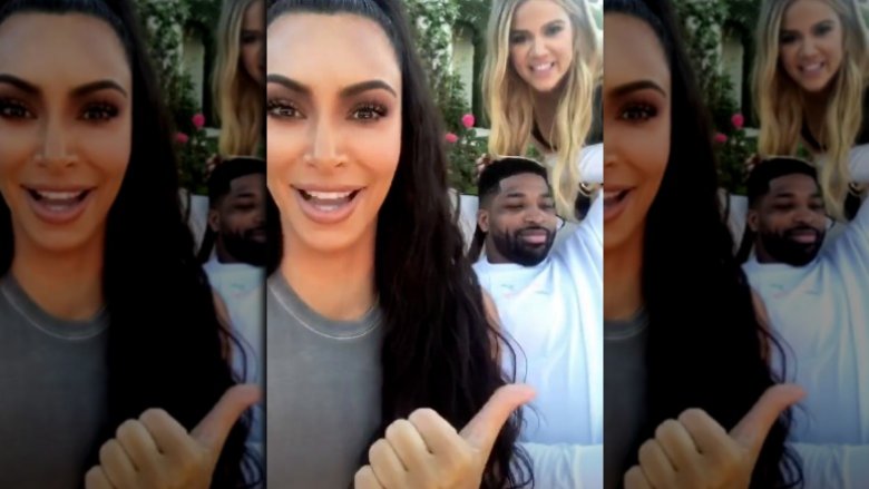 Kim Kardashian Tristan Thompson Khloe Kardashian