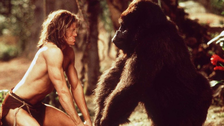 Brendan Fraser et ami dans George of the Jungle