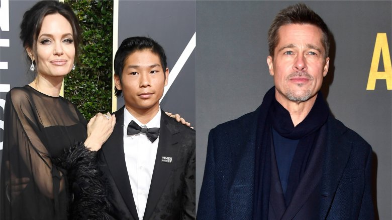Angelina Jolie, Pax Jolie-Pitt, Brad Pitt