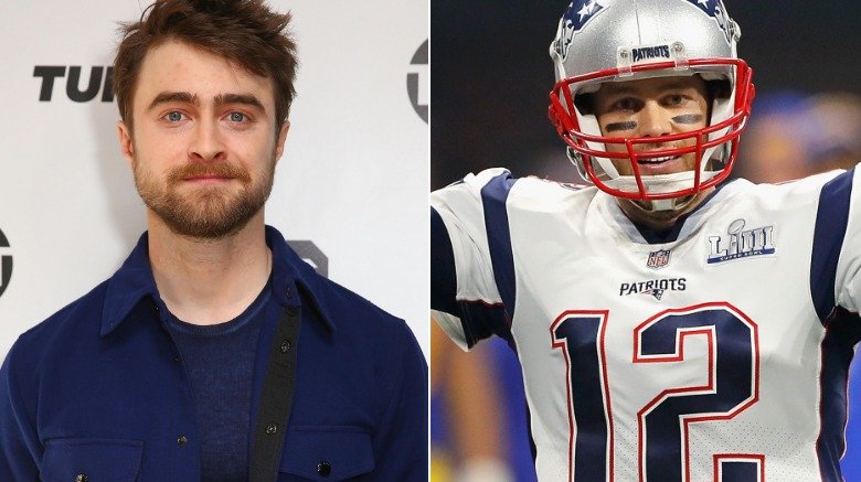 Daniel Radcliffe et Tom Brady