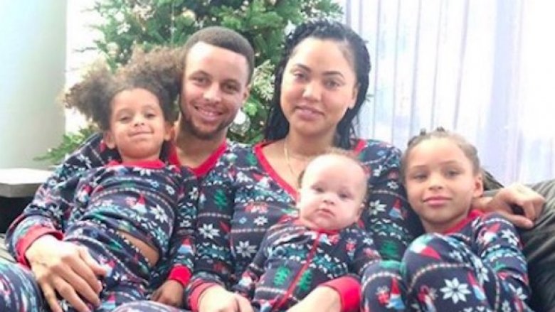 Ryan Curry, Steph Curry, Ayesha Curry, Canon Curry, Riley Curry