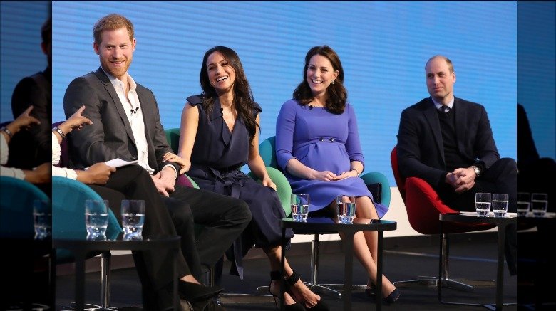 Le prince Harry, Meghan Markle, Kate Middleton, le prince William