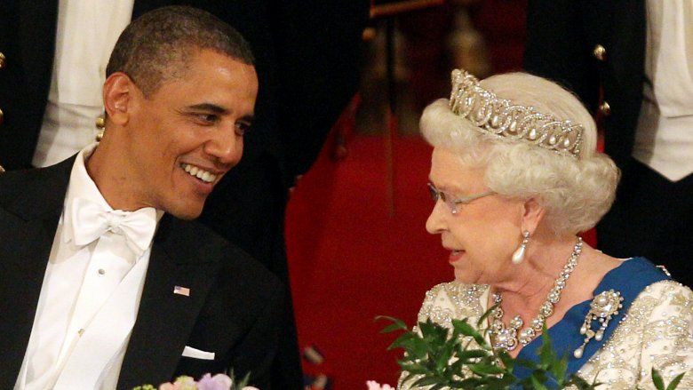 Barack Obama, reine Elizabeth II