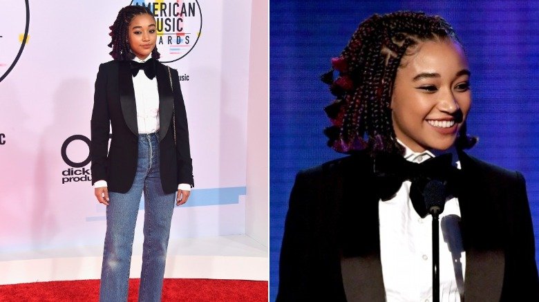 Amandla Stenberg aux American Music Awards