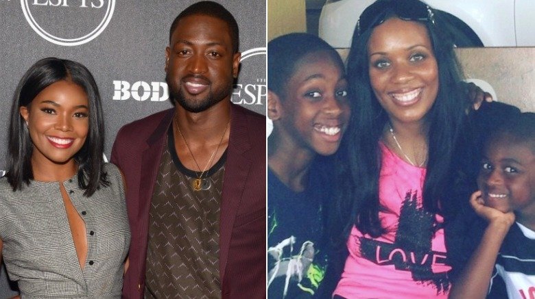 Dwyane Wade, Gabrielle Union, Siohvaughn Funches Wade, Zion Wade, Zaire Wade