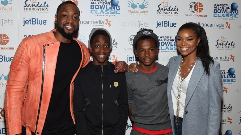 Dahveon Morris, Dwyane Wade, Gabrielle Union, Zaïre Wade