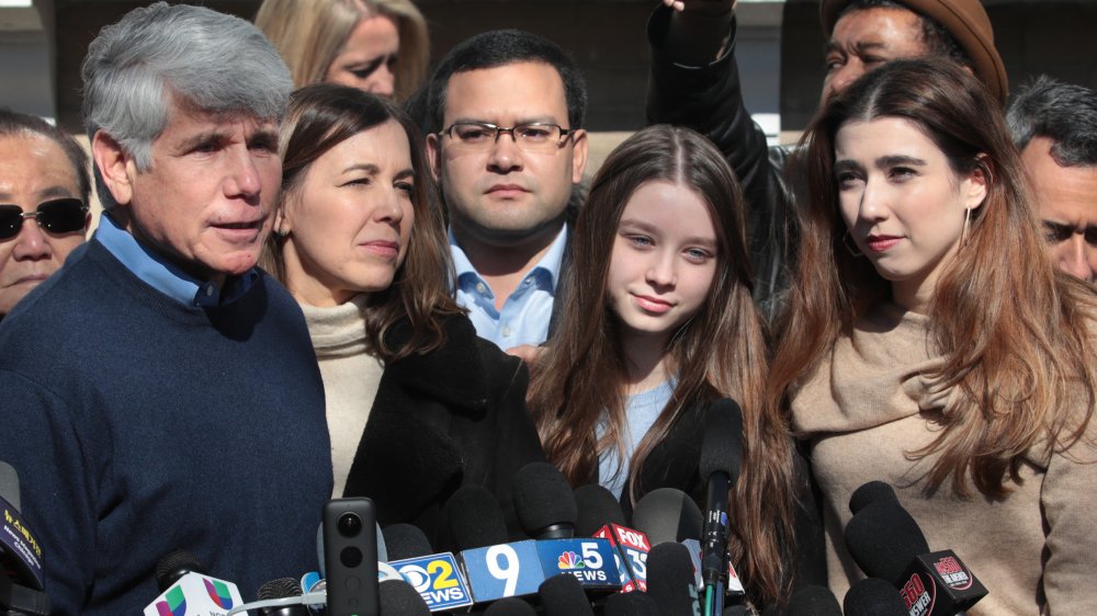 Rod Blagojevich avec sa famille