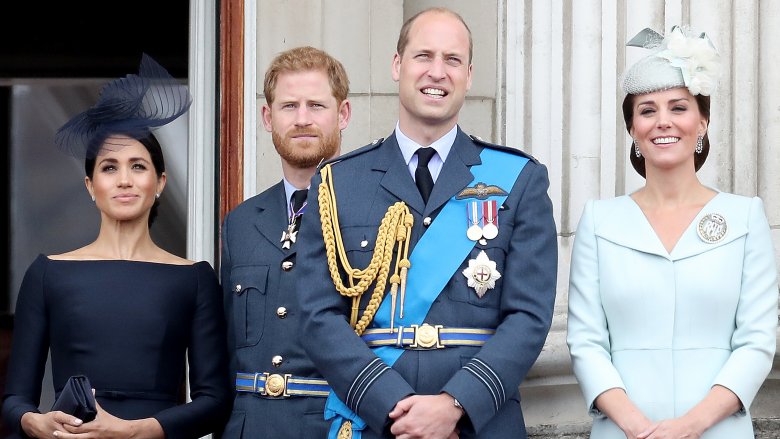 Meghan Markle, le prince Harry, le prince William et Kate Middleton