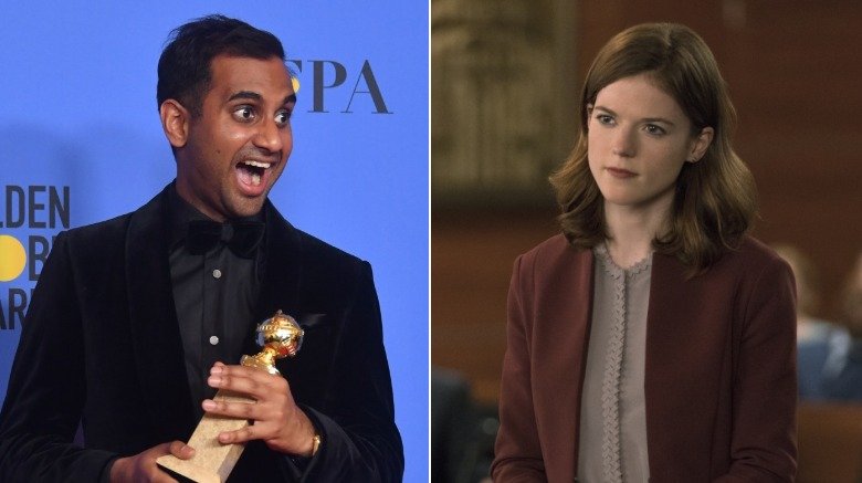 Aziz Ansari et Rose Leslie