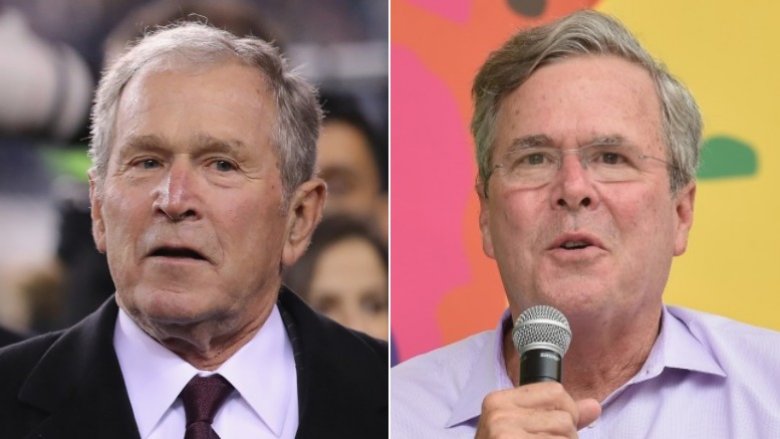 George W. Bush et Jeb Bush