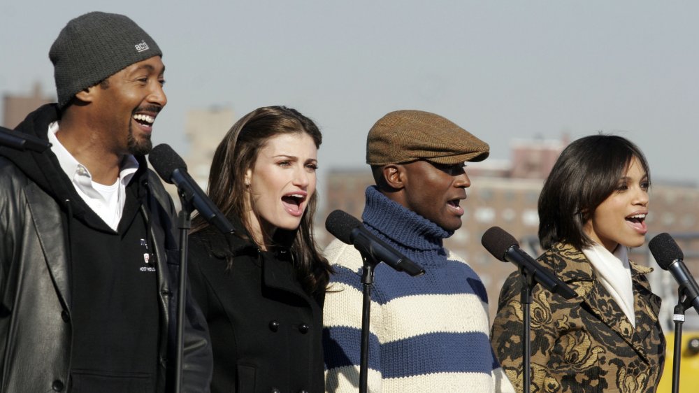 Idina Menzel et le casting de Rent