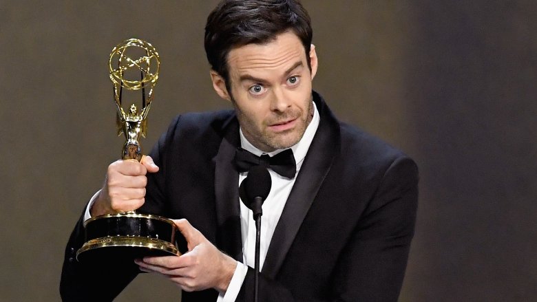 Bill Hader et Henry Winkler posent avec leurs Emmys