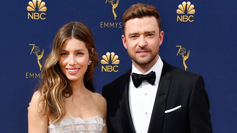 Justin Timberlake et Jessica Biel aux Emmy Awards 2018