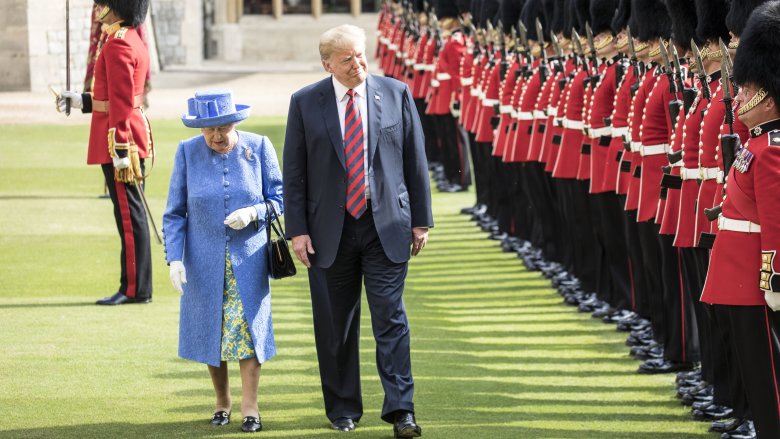 La reine Elizabeth, Donald Trump