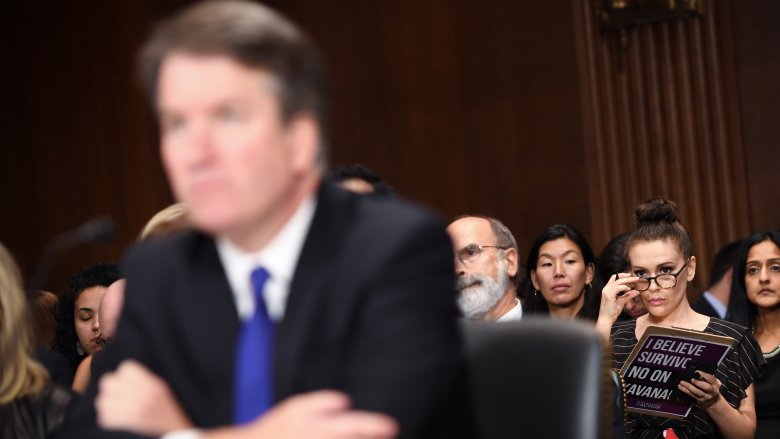 Alyssa Milano à l'audience de Brett Kavanaugh