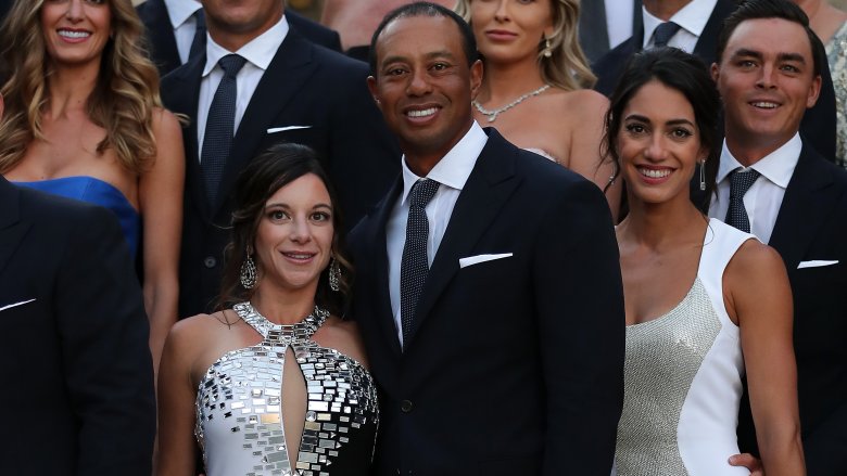 Erica Herman et Tiger Woods au gala de la Ryder Cup