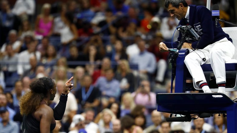 Serena Williams et Carlos Ramos